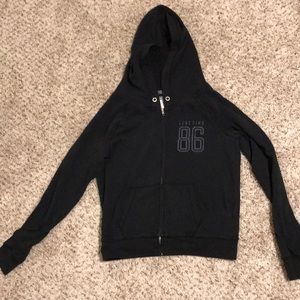 Pink - Hoodie - black and gray - size M